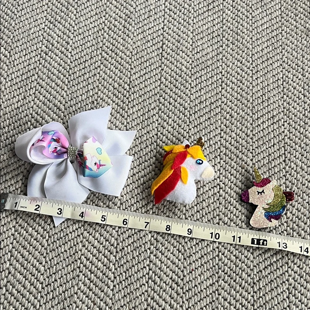 Unicorn Headband and Bow Set
